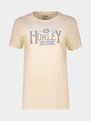 Women's Hurley  White Malta T-Shirt