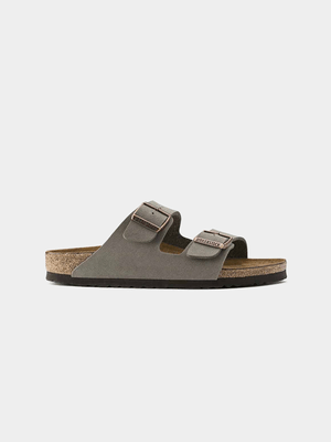 Birkenstock Men's Stone Arizona Grey Sandal