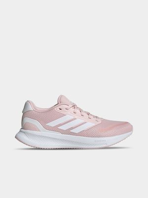 Womens adidas Runflacon 5 Sandy Pink/White/Black Running Shoes