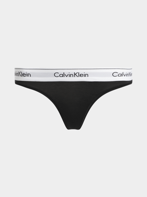 Calvin Klein Women's Black Thong