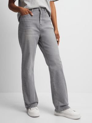 Jet Women's Grey Women's Straight Leg Jeans