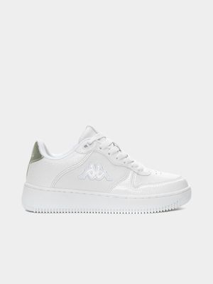 Womens Kappa Logo Maserta 6 White/Grey Silver Sneakers