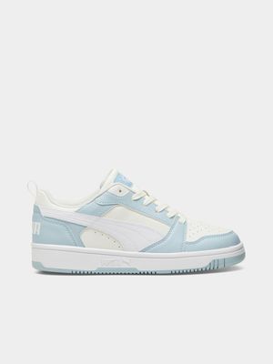 Womens Puma Rebound V6 Frosted Dew/White Sneakers