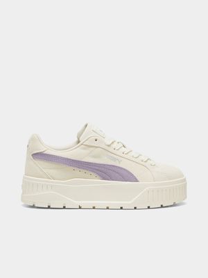 Womens Puma Karmen II Frosted Ivory/Plum Sneakers