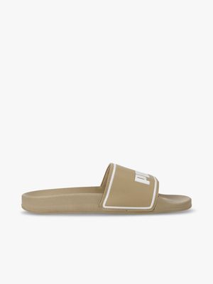 Womens Puma Poolcat ZAPD Sand Dune/White Slides