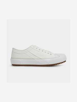 RJ WHITE CANVAS SNEAKER