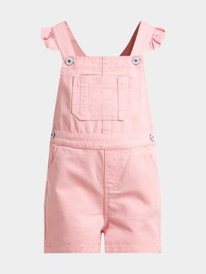 Older Girl's Pink Dungaree