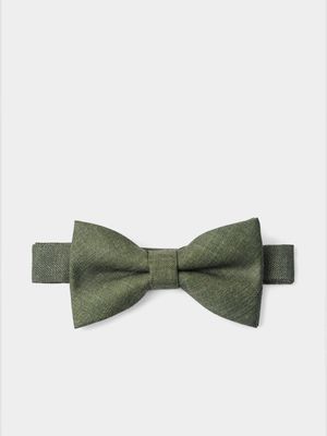 Men's Markham Classic Twill Green Bow Tie