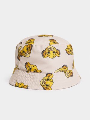 Jet Toddler Boys Cream Simba Bucket Hat