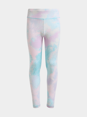 Girls TS Abstract Tie Dye Tights