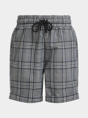 Jet Younger Boys Multicolour Check Formal Shorts