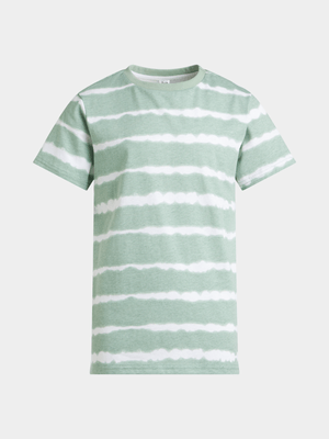 Jet Younger Boys Sage Tie Dye T-Shirt