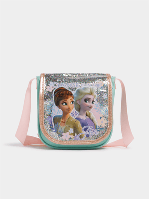 Jet Younger Girls Multicolour Frozen Sling Bag