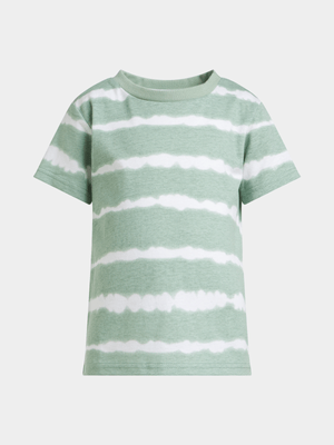 Jet Younger Boys Sage Tie Dye T-Shirt