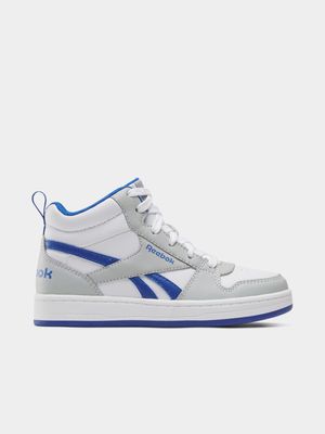 Junior Pre-School Reebok Royal Prime 2.0 White/Grey/Blue Sneakers