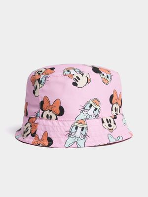 Jet Toddler Girls Pink Minnie & Friends Bucket Hat