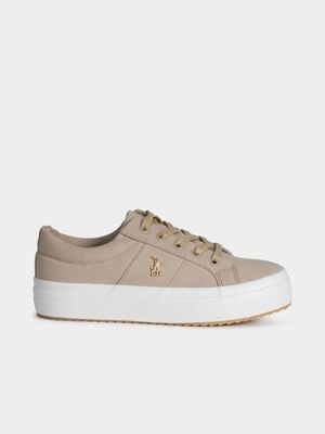 Women's Polo Natural Classic Canvas Sneakers