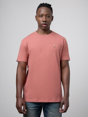 Men's Polo Pink Essential Plain T-Shirt