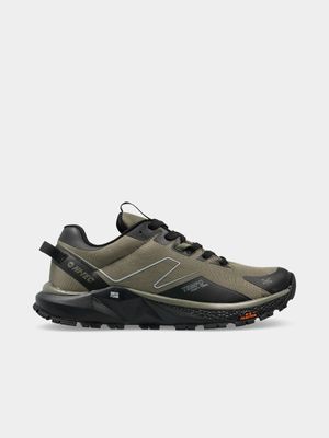 Mens Hi-Tec Geo Tempo Olive Trail Running Shoes