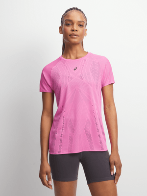 Womens Asics Metarun Pink Top