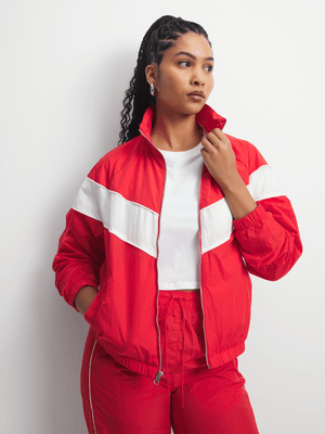 Nike Women's Nsw Loose Red Jacket