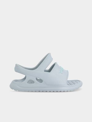 Junior Infant Puma Divecat 2.0 Grey/Mint Sandals