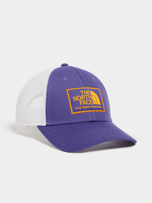 The North Face Unisex Mudder Purple/White Trucker Cap