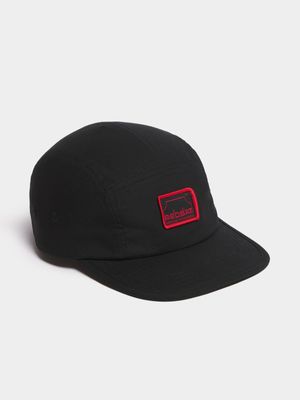 Redbat Unisex Soft Peak Skate Black Cap