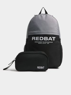 Redbat Unisex Colourblock Grey/Black Backpack