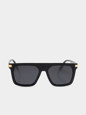 Men's Markham Lounger Black Sunglasses