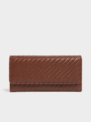 Jet Women's Brown Textured Purse