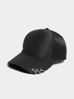 Jet Older Girls Black Baseball Cap