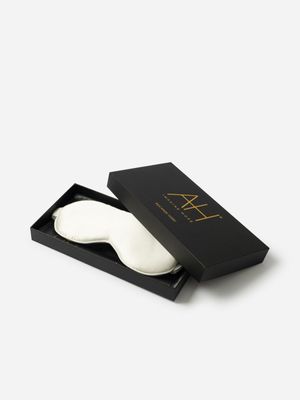 AH Silk Eyemask Ivory