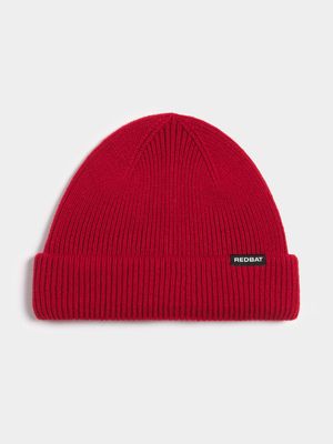 Redbat Unisex Micro Red Beanie