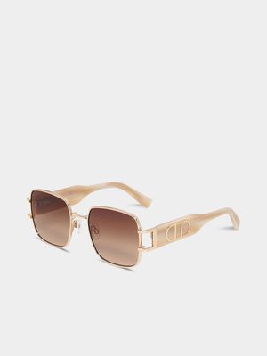 Carolina Lemke Berlin Gold KYLIE 53 Sunglasses