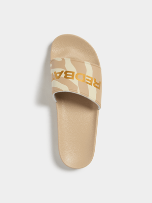 Redbat Women's Beige/Cream Slide