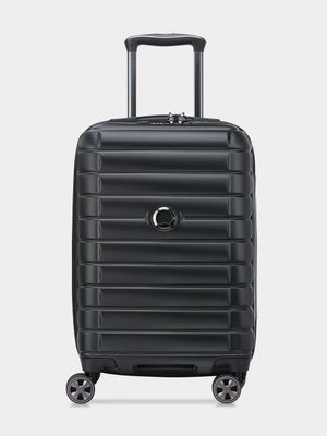 Delsey Shadow 5.0 55cm Black 4Dw Cabin Trolley Case