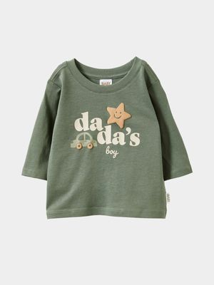 Cotton On Baby Green Jamie Long Sleeve T-shirt