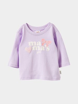 Cotton On Baby Purple Jamie Long Sleeve T-shirt