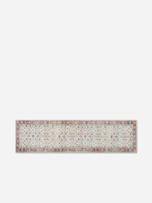 Ria Border Printed Carpet Clay 80x300cm