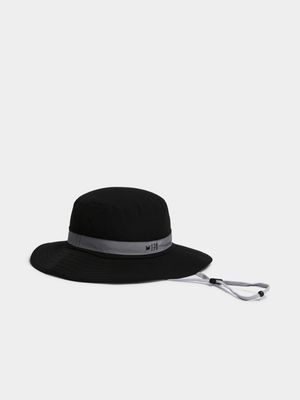 Men's Markham Colour Highlight Black/Grey Boonie Hat