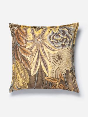 Warm Leaves Scatter Cushion Natural 60x60cm