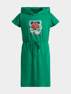 Jet Younger Girls Green Active Dress