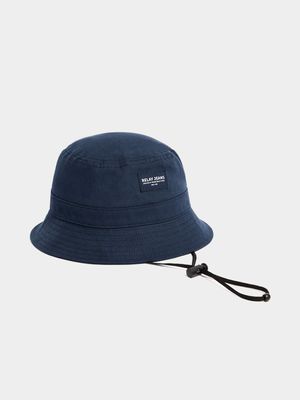 Men's Relay Jeans Detachable Cord Navy Boonie Hat