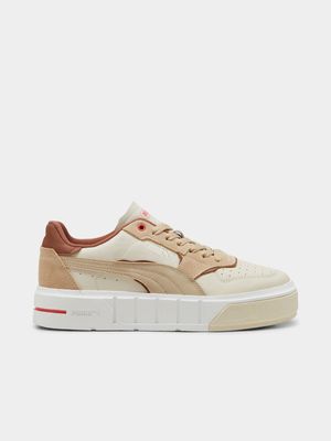 Puma Women's Cali Court Cream/Beige Sneaker