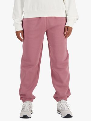 New Balance Women's Collegiate Pink Jogger