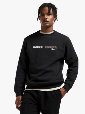 Reebok Men's Black Crew Top