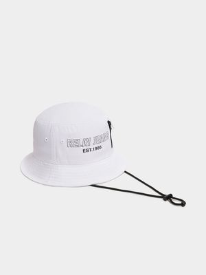 Men's Relay Jeans Utility White Boonie Hat