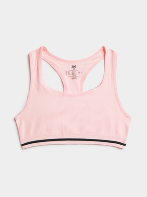 Jet Older Girls Pink Seamless Racerback Top