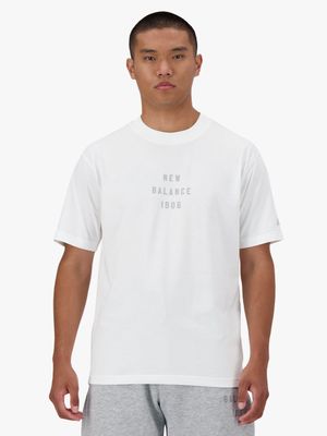 New Balance Men's White T-Shirt